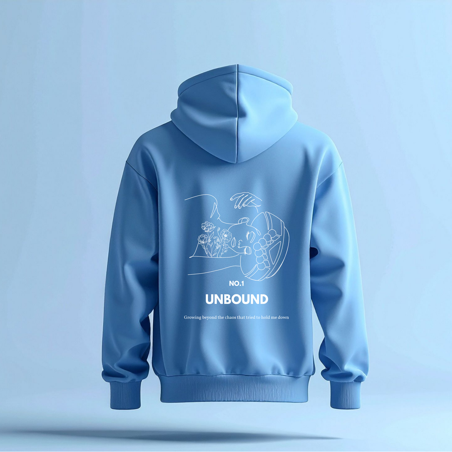 NO.1 UBOUND - Free, Unrestricted, and Not Held Back by Limits, Expectations, or Constraints Hoodie