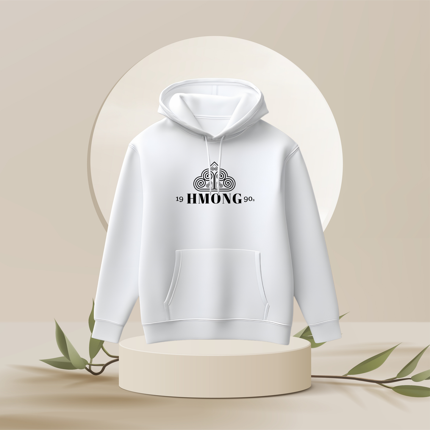 Hmong with Crown - Modern Unisex Sweater, Customizable Year