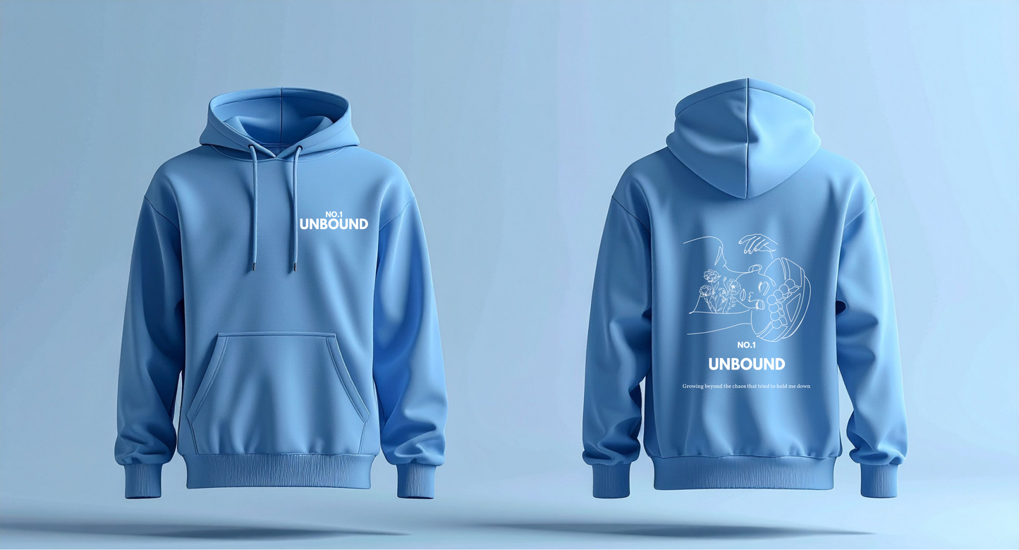 NO.1 UBOUND - Free, Unrestricted, and Not Held Back by Limits, Expectations, or Constraints Hoodie